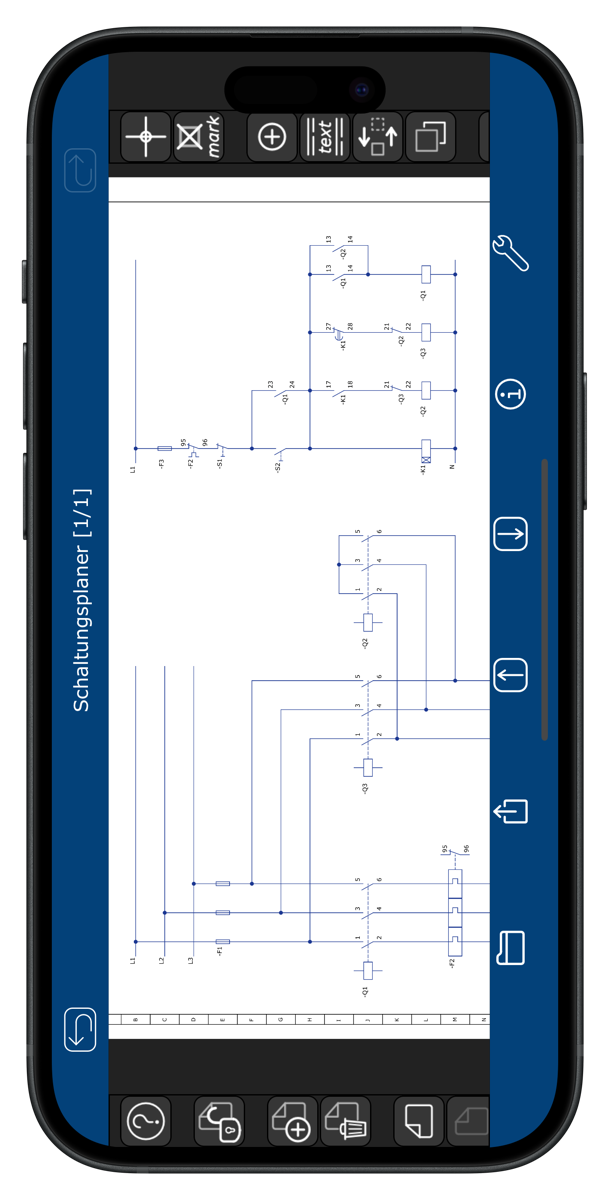 Schaltungsplaner iPhone